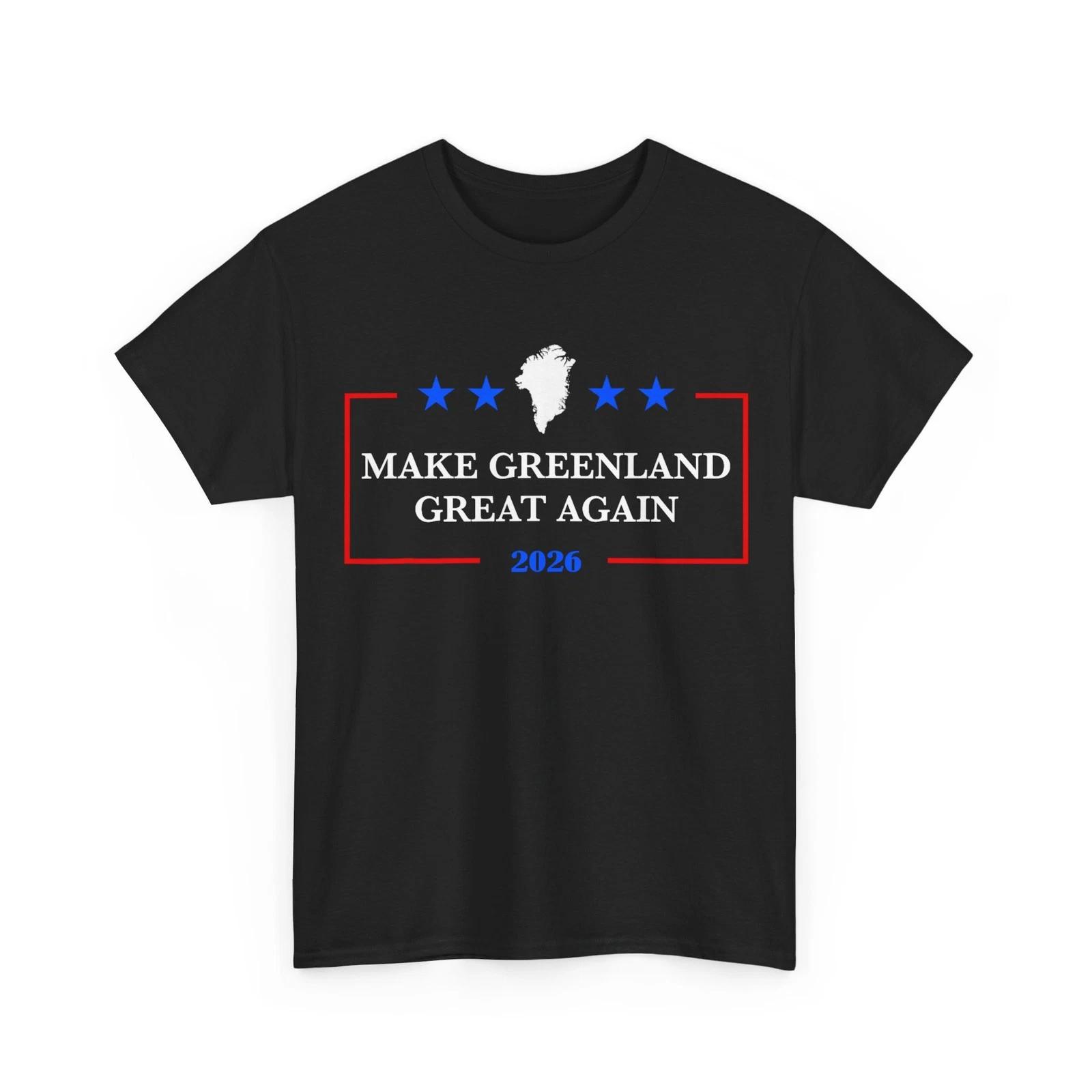 

Make Greenland Great Again Shirt, USA 51st state Greenland Women Men T shirt 2XL