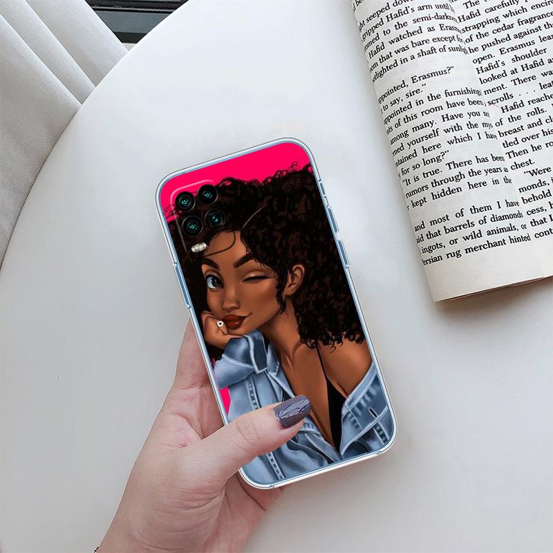 

RP57 Poppin Black Girl Phone Case for Motorola Moto G10 G20 G30 G31 G32 G34 G35 G41 G42 G50 G51 G52 G55 G60 G60S G62 G71 G72 G75 Motorola Moto G60S