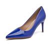 Comemore Pointed Toe Pumps Patent Leather Dress Women Shoes Professional High Heel Temperament Stiletto Heels Work Single Shoes