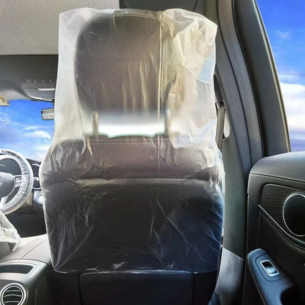 100pcs Universal Size Disposable Car Seat Covers Car Maintenance Seat Covers Car Maintenance