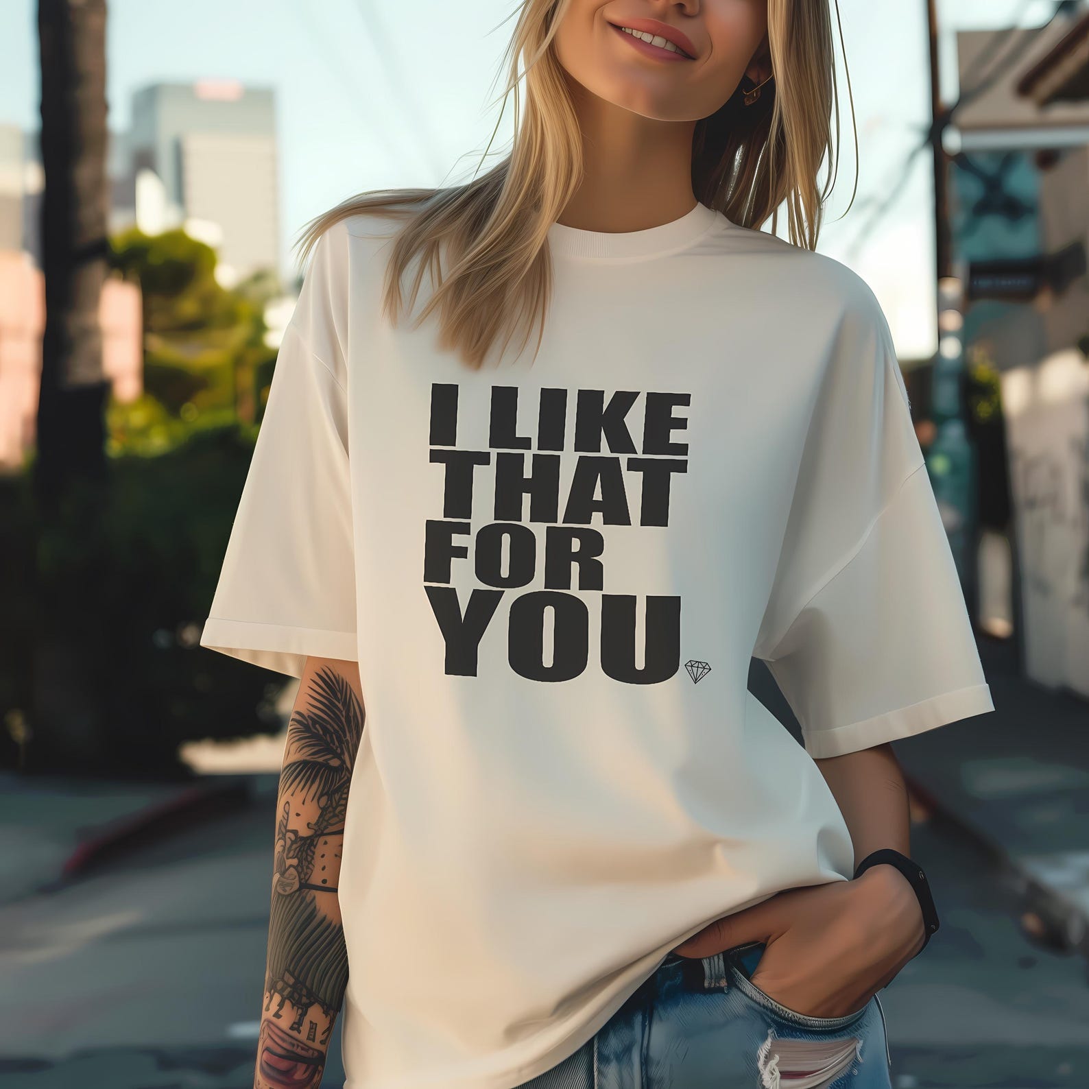 I Like That For You T-Shirt – Bold Graphic Streetwear Cotton Tee S