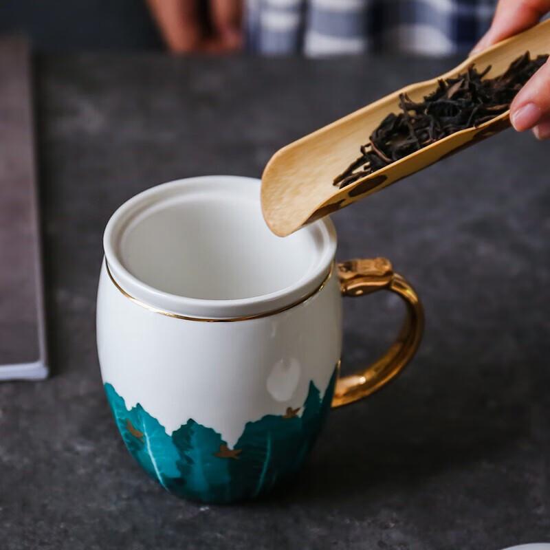 Weidu Shuiyue Kleiner Vogel Keramikbürotasse