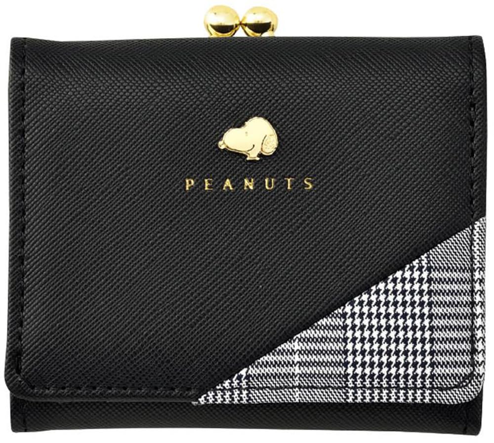 Crux Snoopy Складной кошелек Check Black 106207