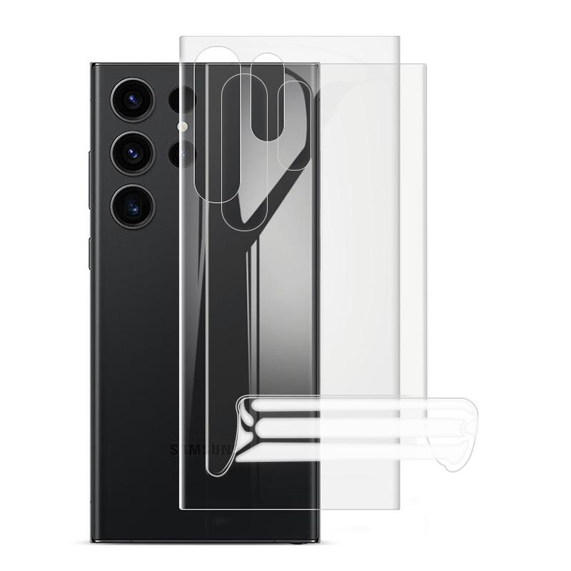 

IMAK 2Pcs/Set For Samsung Galaxy S23 Ultra Hydrogel Film III Full Cover Back Protector High Sensitivity TPU Back Film