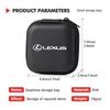 For Lexus Car Earphone Holder Case Storage Portable Headphone Memory Card USB Data Cable Bag UX250h RX450h CT200h RX400h NX LX