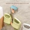 Bathroom Slipper Rack Perforation-Free Shoes Drain Hook Wall-Mounted Toilet Storage Organizer Power Strip Winder Storage Holder