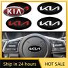 2026 Het Bilklistermärke 6cm Bilrattens Mittklistermärke För KIA Sportage Picanto Rio Ceed Cerato Soul k5 Sorento Bilinteriör