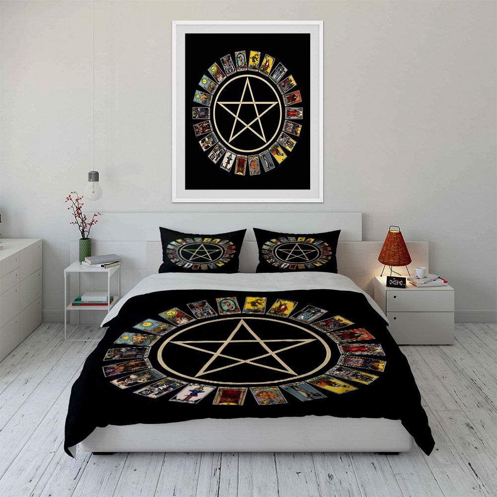 Tarot Card Set For Divination Multiple Sizes Kid'S And Adults' Bedroom Exquisite 3Pc Bedding Set, Gift