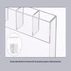 5/6 Grids Reusable Straw Holder, Kitchen Countertop Storage Rack With Strong Double-Sided Tape, Suitable For Countertops Cabinet