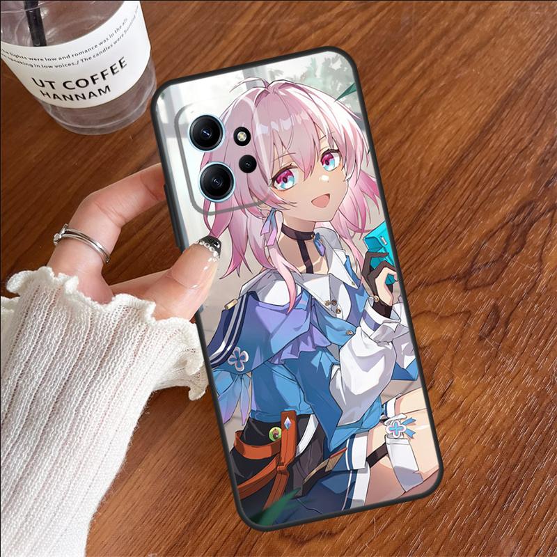 

7 марта honkai star rail Чехол Для Xiaomi Redmi 13C 14C 10C 12C Redmi Note 14 12 11 9 10 13 Pro 9S 10S 11S 12S Обложка Redmi Note 10 Pro