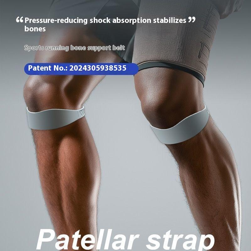 2Pcs Silicone Patella Tendon Knee Straps Support Care Strap Fixed Protection Flexible Sports Band Patellar Strape Brace Shock