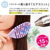 Comolife Hair Brush Hair Hair Air Wet Curved Scalp Hair Skeleton Brush Time-Saving - Brush, Comb, Brush, Blow-Drying Brush, Women's, Washable, Slit,