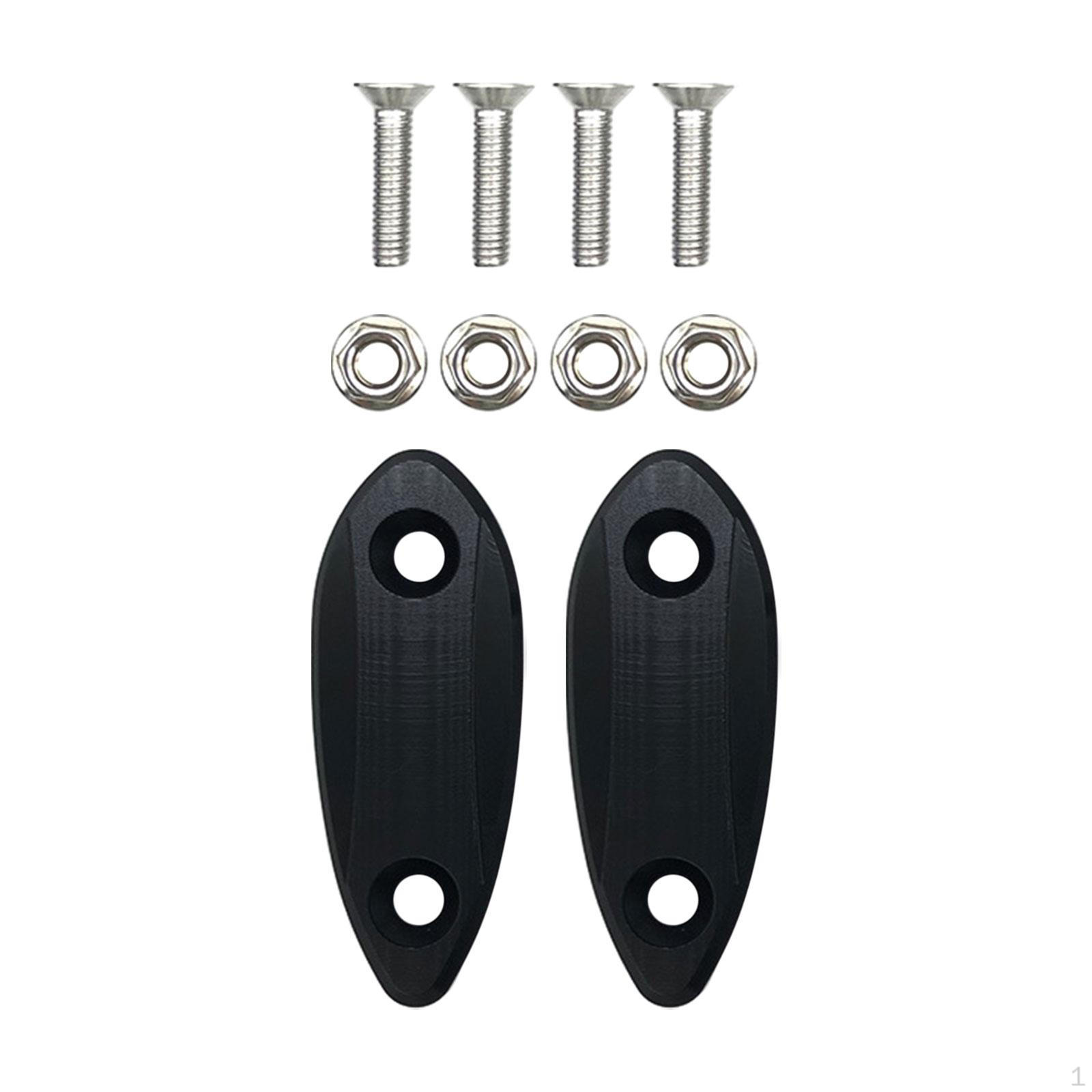 

Motorcycle Mirror Base Covers for чорний