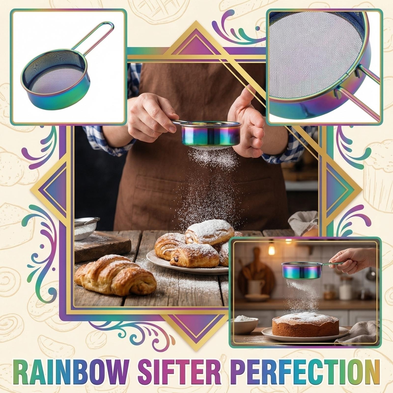 Stainless Steel Powder Sieve Baking Powder Sieve Flour Sieve one size