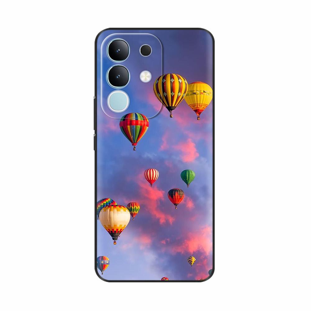 For Vivo Y29 4G Case Luxury Painted Back Cover Soft Silicone Phone Cases For Vivo Y29 4G Case Y 29 Shockproof Coque Bags Fundas