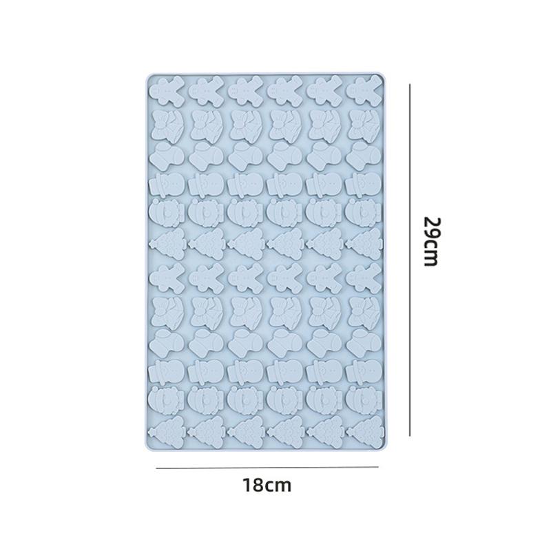 FAIS DU Christmas Chocolate Candy Pudding Jelly Mold DIY Silicone Baking Pan Epoxy Cake Mold Wax bottle sugar Mold
