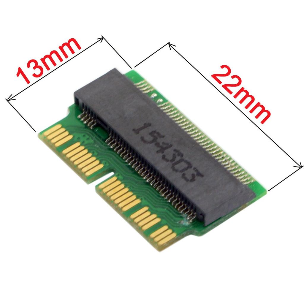 NFHK Mac To NGFF AHCI SSD Conversion Card for MAC 12+16-pin 2014/2015 M.2 M-Key A1493, A1502, A1465, A1466.
