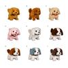 Kids Electric Plush Dog Toy Walking Barking Tail Wagging Interactive Puppy Plushie Toy Toddlers Boys Girls Educational Simulation Animal Toy