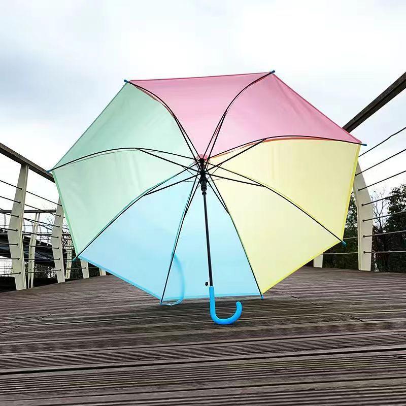 Matte Semi-Automatische Transparante Paraplu – Schattige Zonnescherm voor Mannen & Vrouwen, Ideaal voor Fotografie