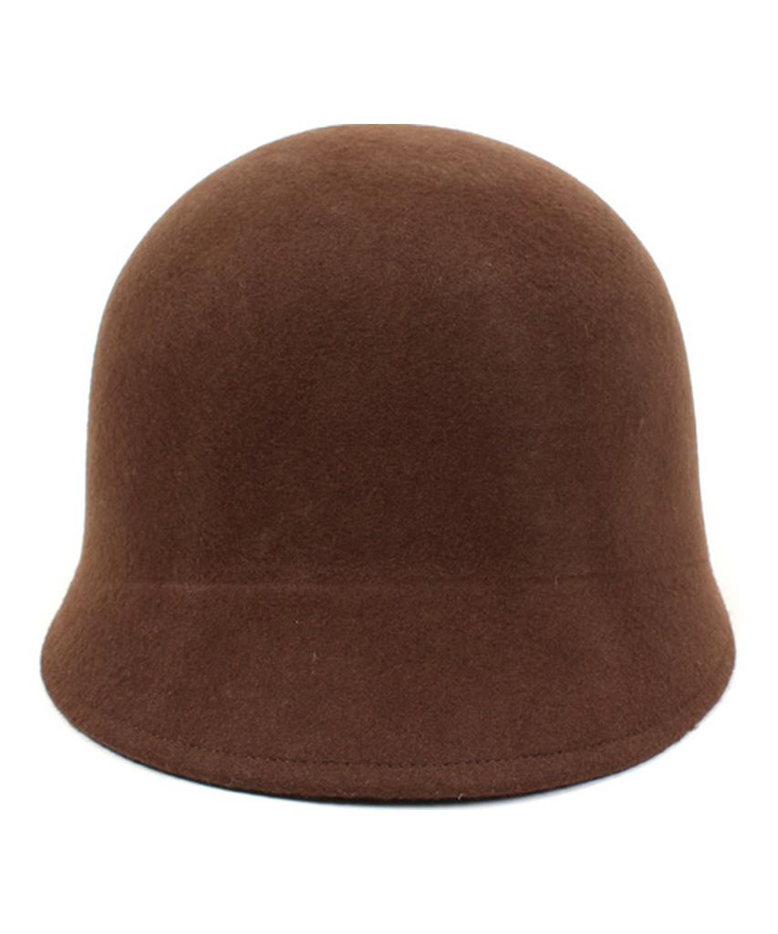 Yunibeosyeolkemiseuteuli Wool Brown Round Riding Cap