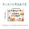 2D plane 1 2D plane Boo Day birthday and Halloween party banner - suitable for boys and girls.PMJ