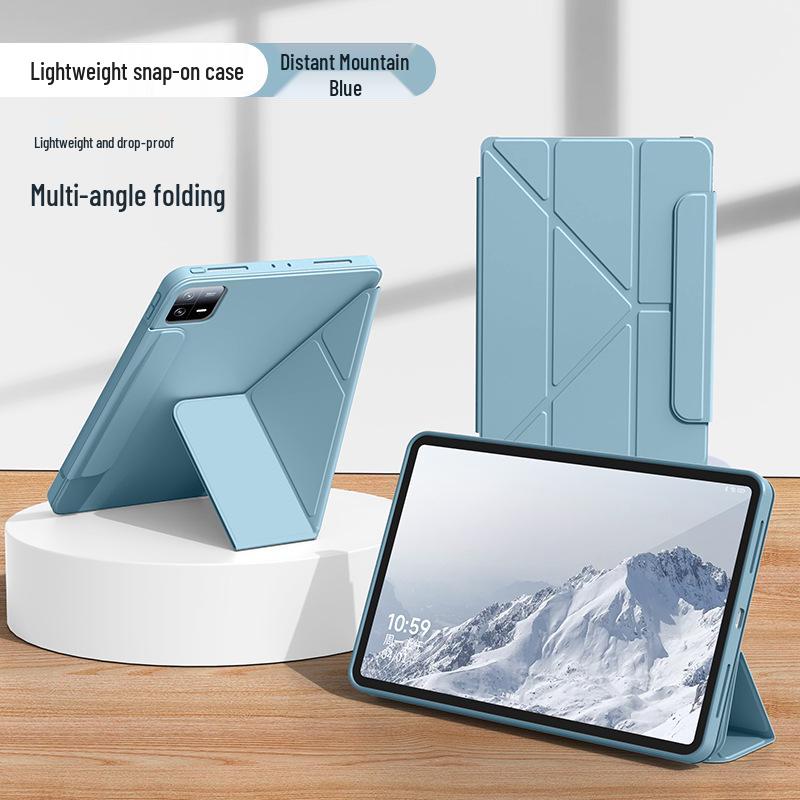 Xiaomi Pad 7 11.2-inch Case with Buckle, Pad 5 Soft Shell, and Pad 6S Pro 12.4 Leather Cover