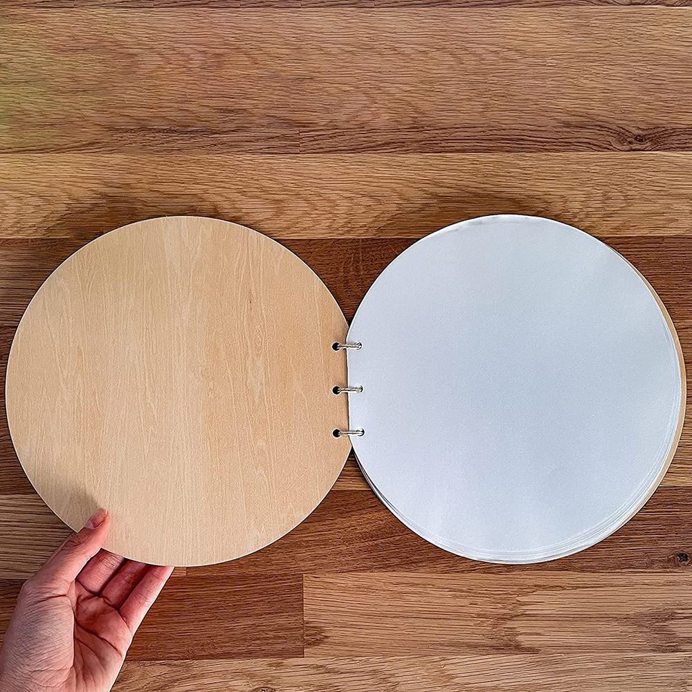 Baptist Party Birthday Message Book Wooden Cover Growth Memo Book Expectant Mothers