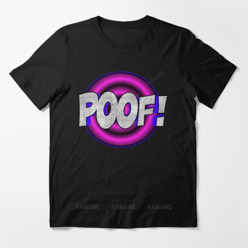 

Mens brand fashion tshirt Summer T shirts For Men POOF POOF comics Essential T Shirt male oneck short sleeve casual tops S