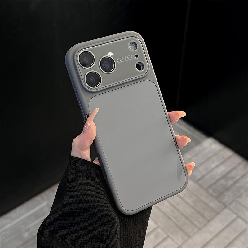 

New Compatible Solid Color Skin Case for iPhone 15/16/17 PROMAX with Full Coverage iPhone 17