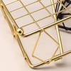 New Metal Napkin Holder Square with Weighted Arm Napkin Box Decorative Holder Rustic Napkin Tray