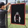 Baseball Backstop Target Cloth Weather-Resistant Batting with Catcher