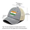 INDIA Flags Print Snapback Mesh Cap Snapback Cap Breathable Sporting Adjustable Baseball Hat Perfect For Urban Style