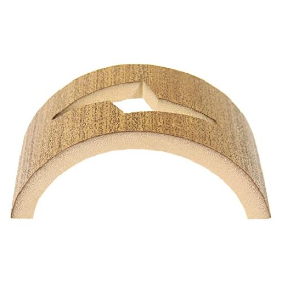Fan sesame shape stand, bamboo, half-moon