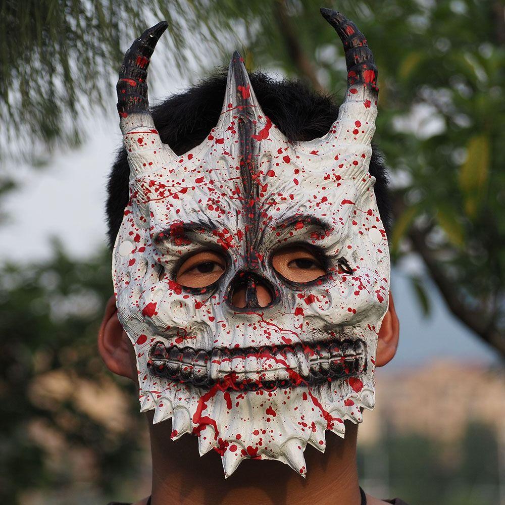 Realistic Full Head Skull Mask Full Head Stage Performance Props Halloween Mask  Masquerade