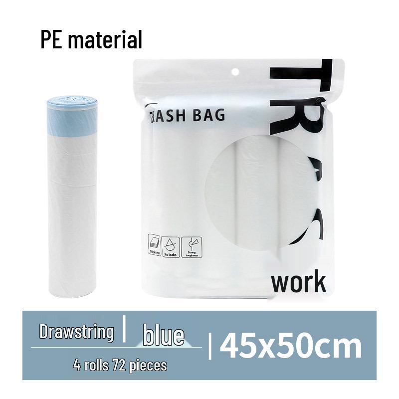 Thickened Kitchen Drawstring Trash Bags - Household Disposable and Handle-Style