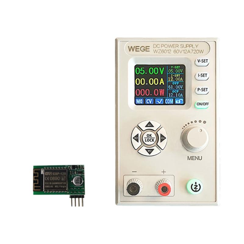 60V 12A Adjustable CNC for DC Power Supply Step-down Power Supply Module Constant Voltage Constant Current LCD Screen