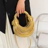 Handbags For Women New Gold Luxury Designer Handwoven Noodle Bags Rope Knotted Pulled Hobo Silver Evening Clutch Chic