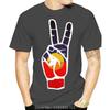 Outback Sunrise Sunrise Australian Pride Peace Sign Love Harmony Nature Aboriginal Flag TShirt Unisex Cotton Tshirt Casual T Shirt