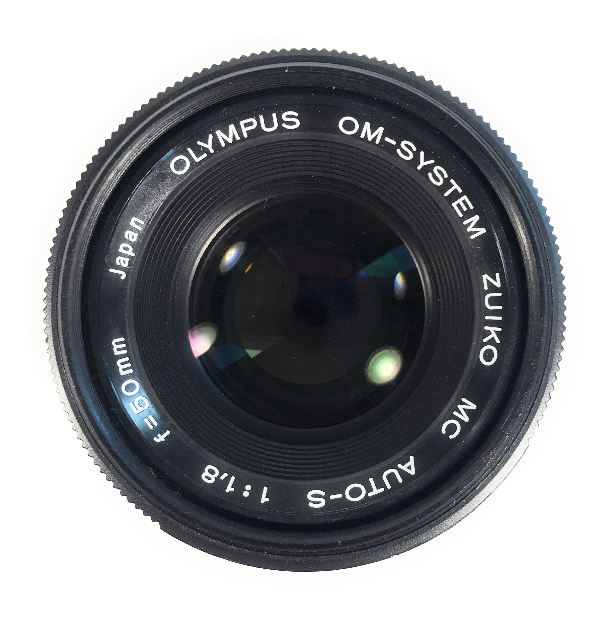 

OLYMPUS ZUIKO MC 50mm MF zoom lens OM-System AUTO-S F1.8 (S/N2527705) #52725.