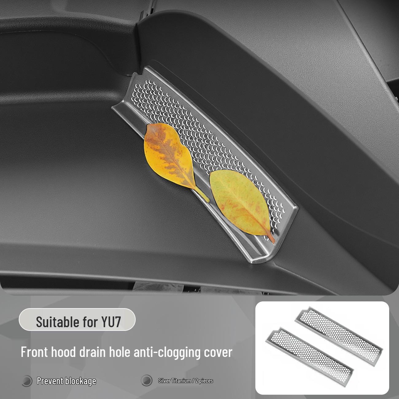 

Xiaomi YU7 Front Hood Air Intake Anti-Clogging Cover and Insect Net for Engine Compartment & AC Protection