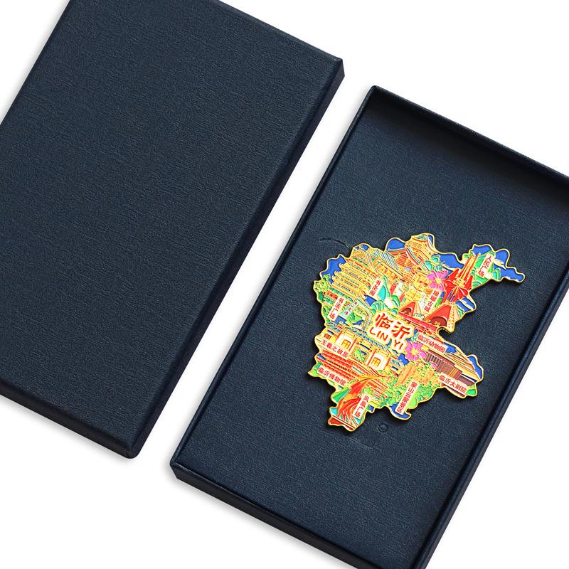 Binzhou Gelber Fluss Turm Magnet, Haifeng Pagode & Zhonghai Park. Kulturtourismus-Geschenk.