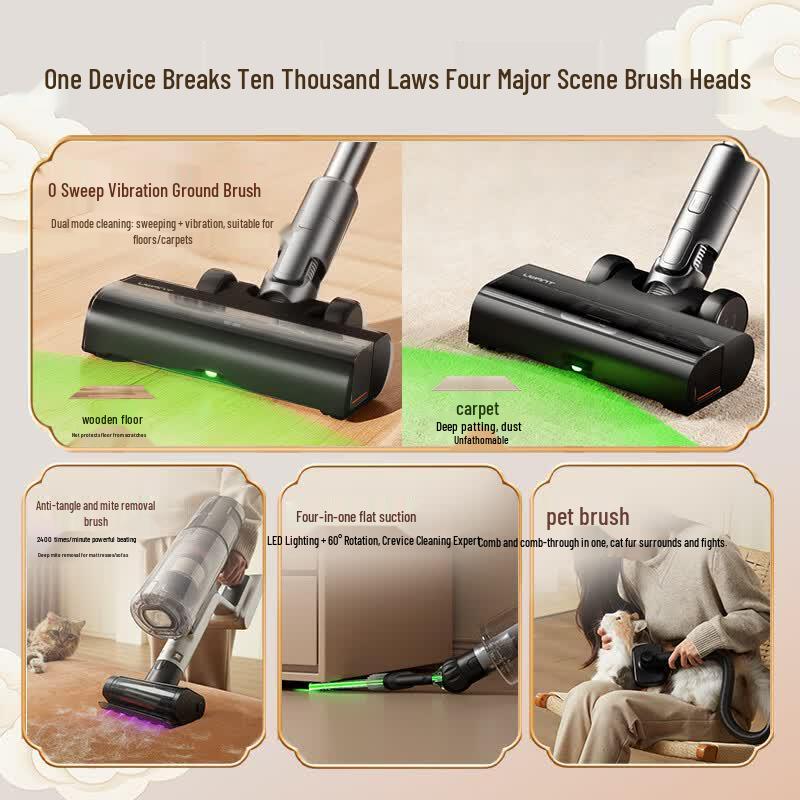 UWANT Sweeping Monk Cordless Handheld Vacuum Cleaner CN plug (adapter included)