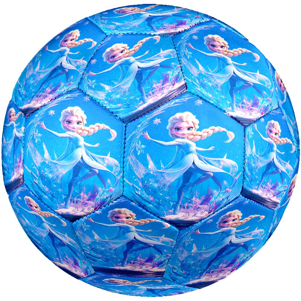 Elsa Theme Size 5 Soccer Ball, Suitable for Both Indoor and Outdoor Matches, a Gift Suitable for Everyone.