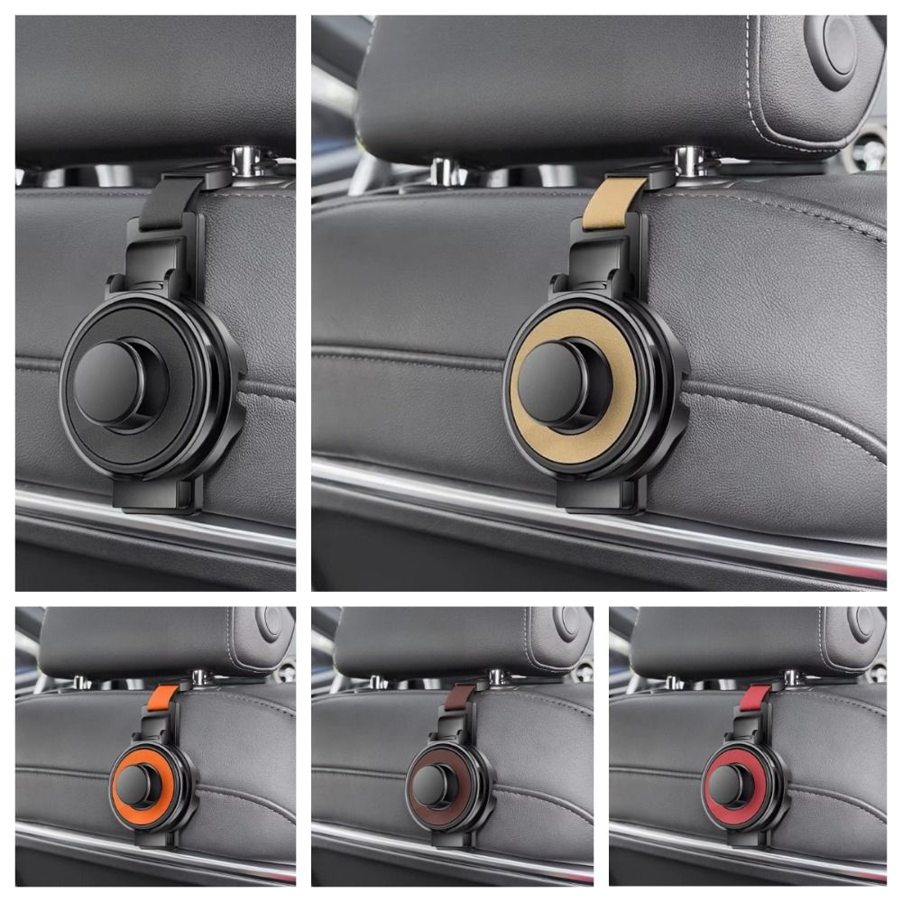 Foldable Car Seat Headrest Hook Multifunctional Back Seat Organizer Hanger for Water Bottles