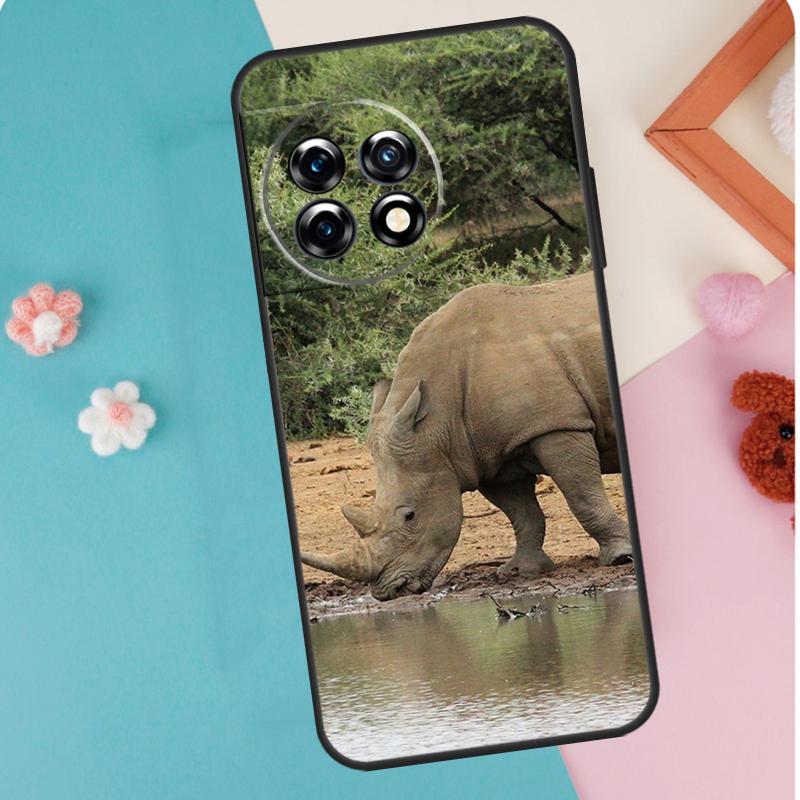 Animal Rhino Case For OnePlus 11 12 13 15 13R 12R 10R 8T 10T 9 10 Pro Nord 5 CE 4 3 2 Lite N20 N30 Cover