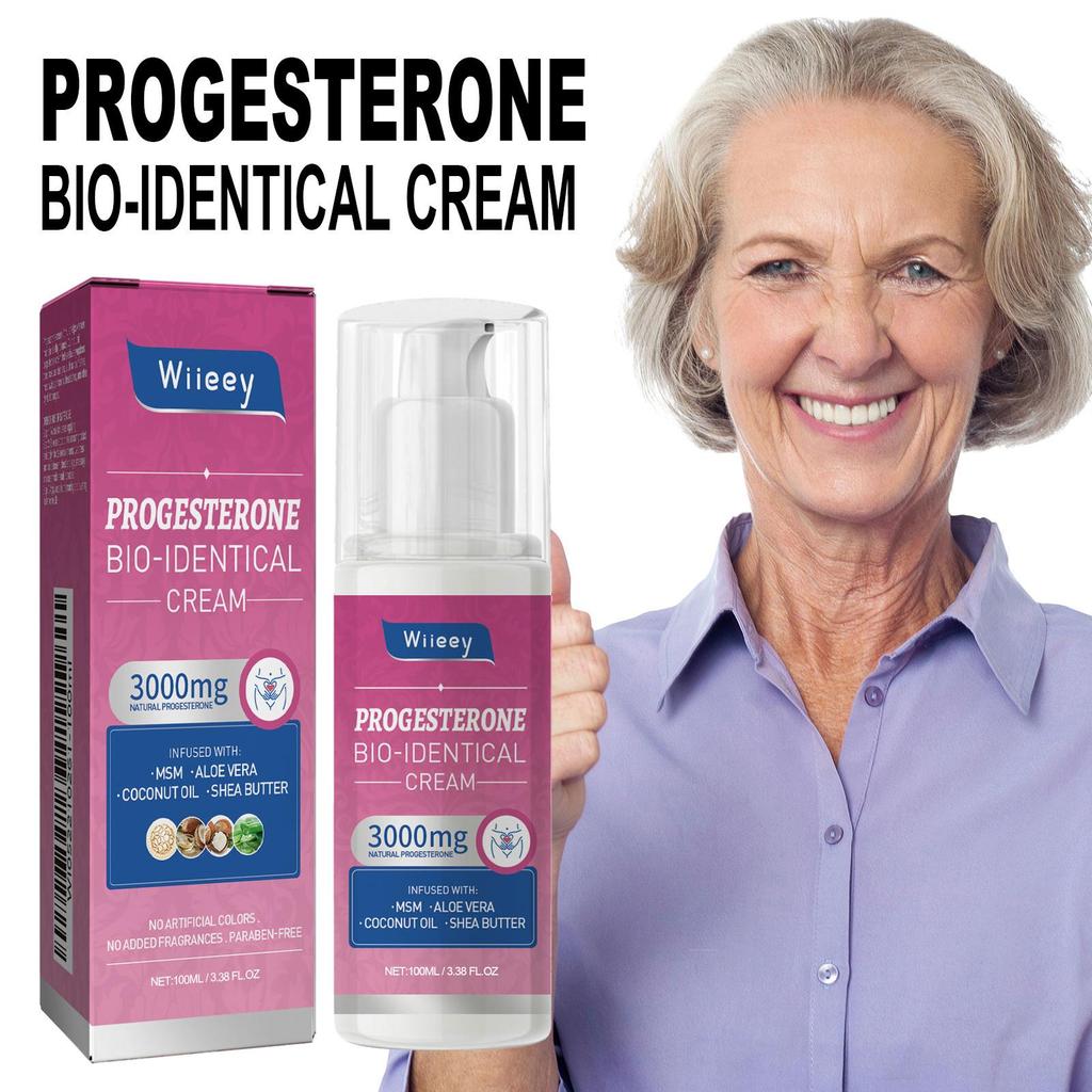 Wiieey Menopause Progesterone Cream Regulates Mood Balancing Progesterone Levels in Women Midlife and Older Adults