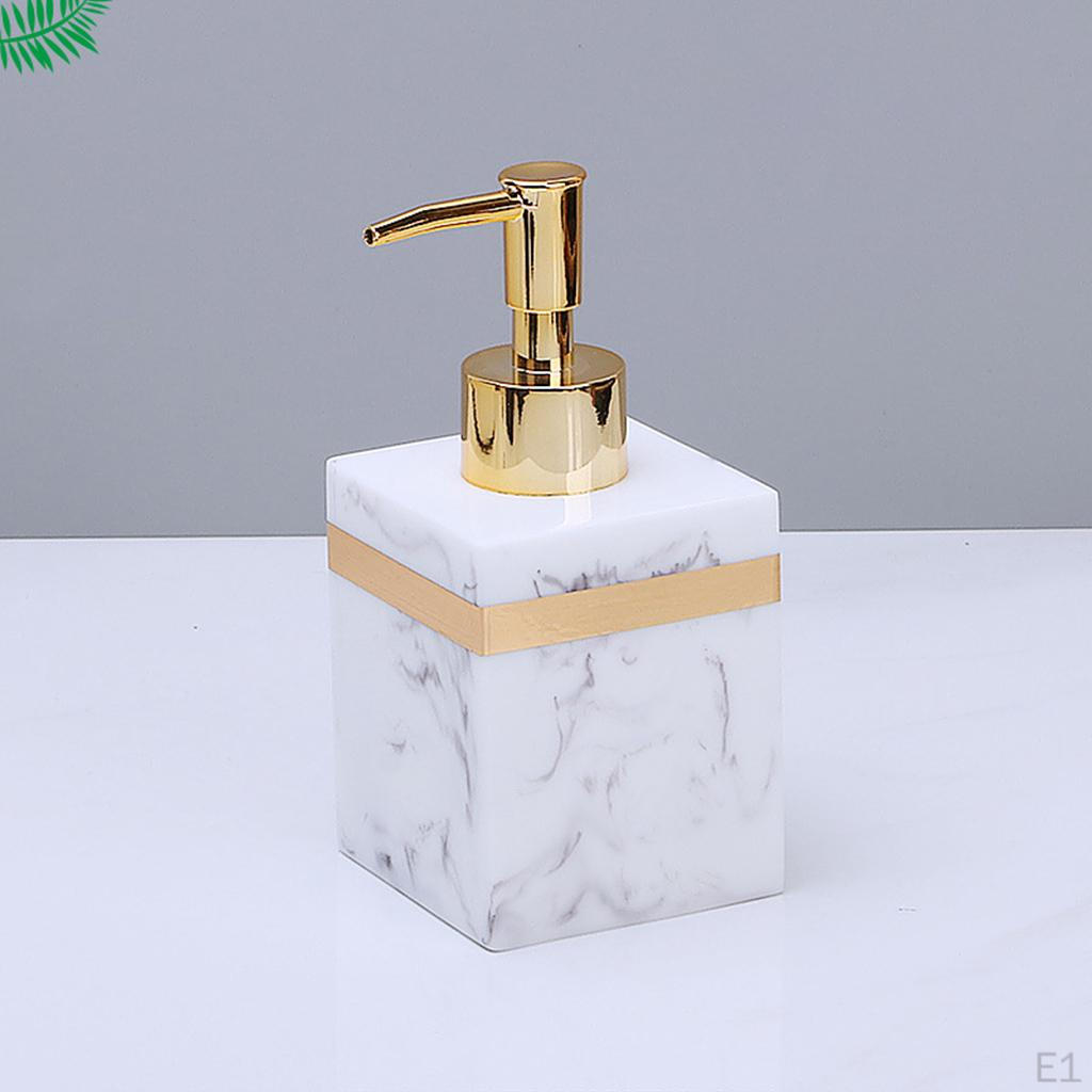 Ceramic Soap Dispenser Bath Pump Hand Shower Gel Marbling Bathroom 0ml Wash Refillable
