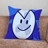 Funny Cartoon Number Figure Throw Pillow Case Cute Geometric Square Cushion Cover For Kids Room Sofa Couch Home Decor 40X40Cm