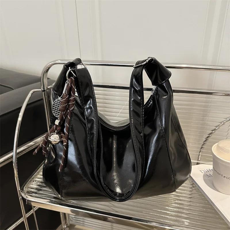 Freizeit Pendler Große Kapazität Tasche für Damen, Neue Modische und Vielseitige Einzel Schulter Crossbody Lose Tote Bags