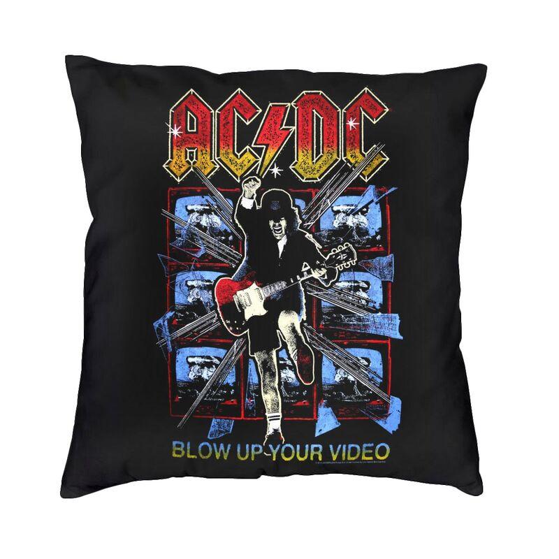 

Ретро рок AC DC пледы наволочка 45*45 см декоративная роскошная наволочка бархатная наволочка полиэстер двусторонняя печать